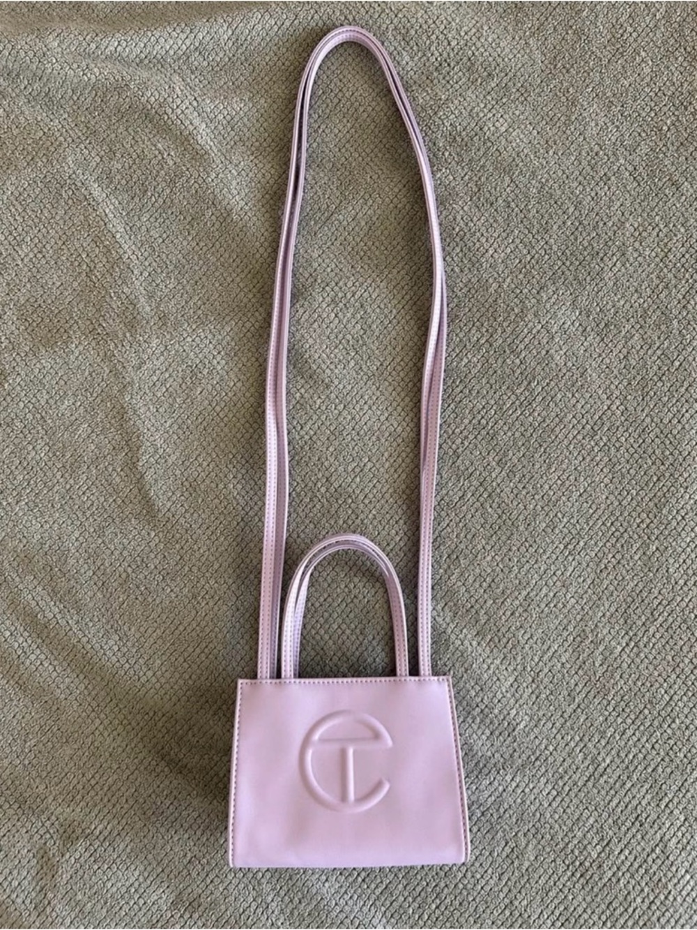Small Lavender Telfar Shopping Bag